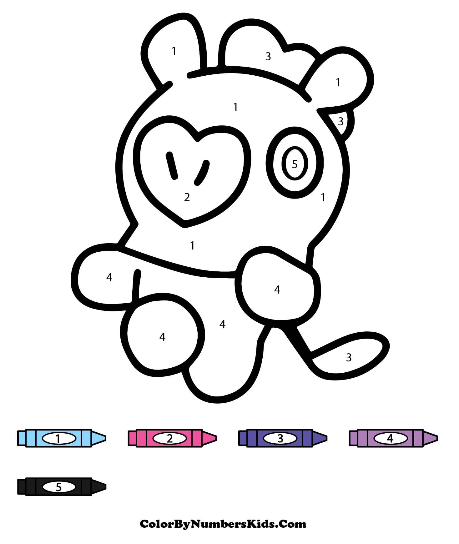 BT21 Mang Color By Number