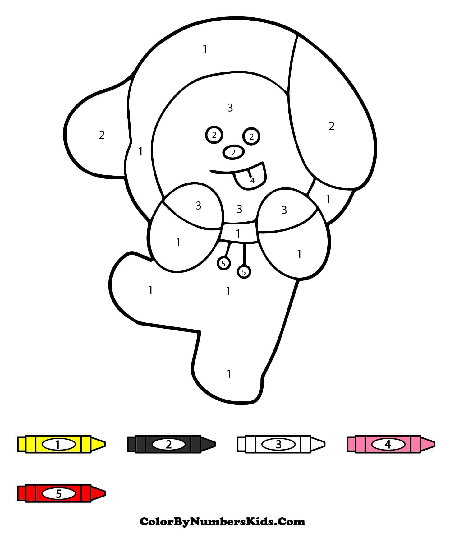 Chimmy BT21 Color By Number
