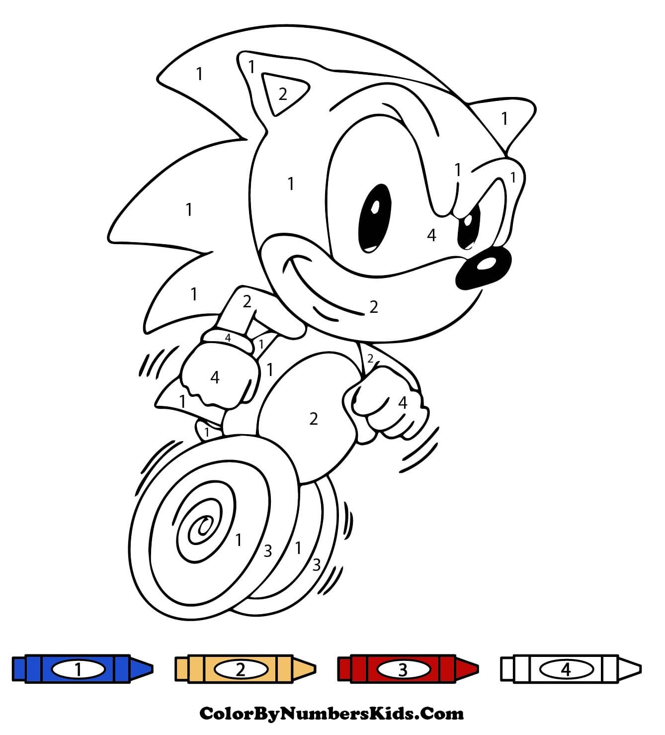 Fast Sonic Color By Number