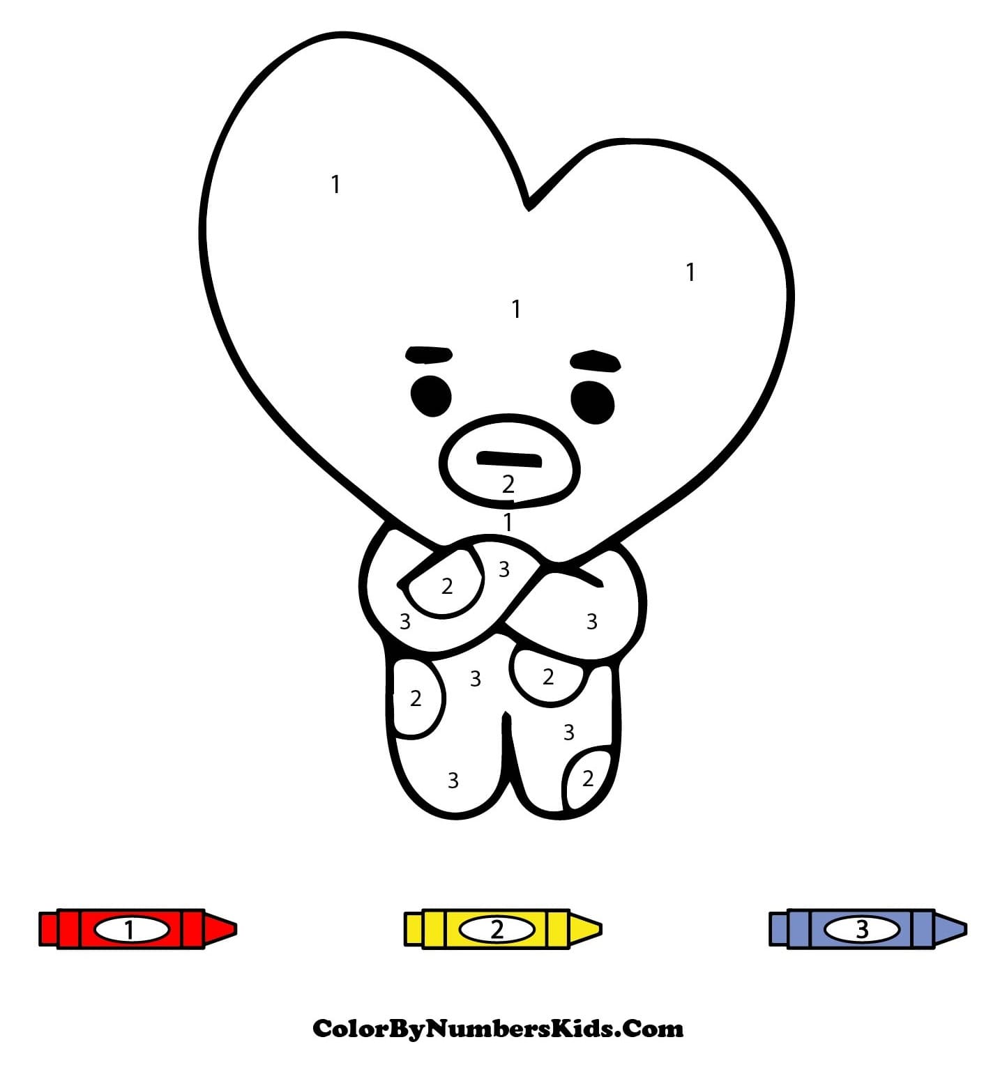 Funny BT21 Color By Number