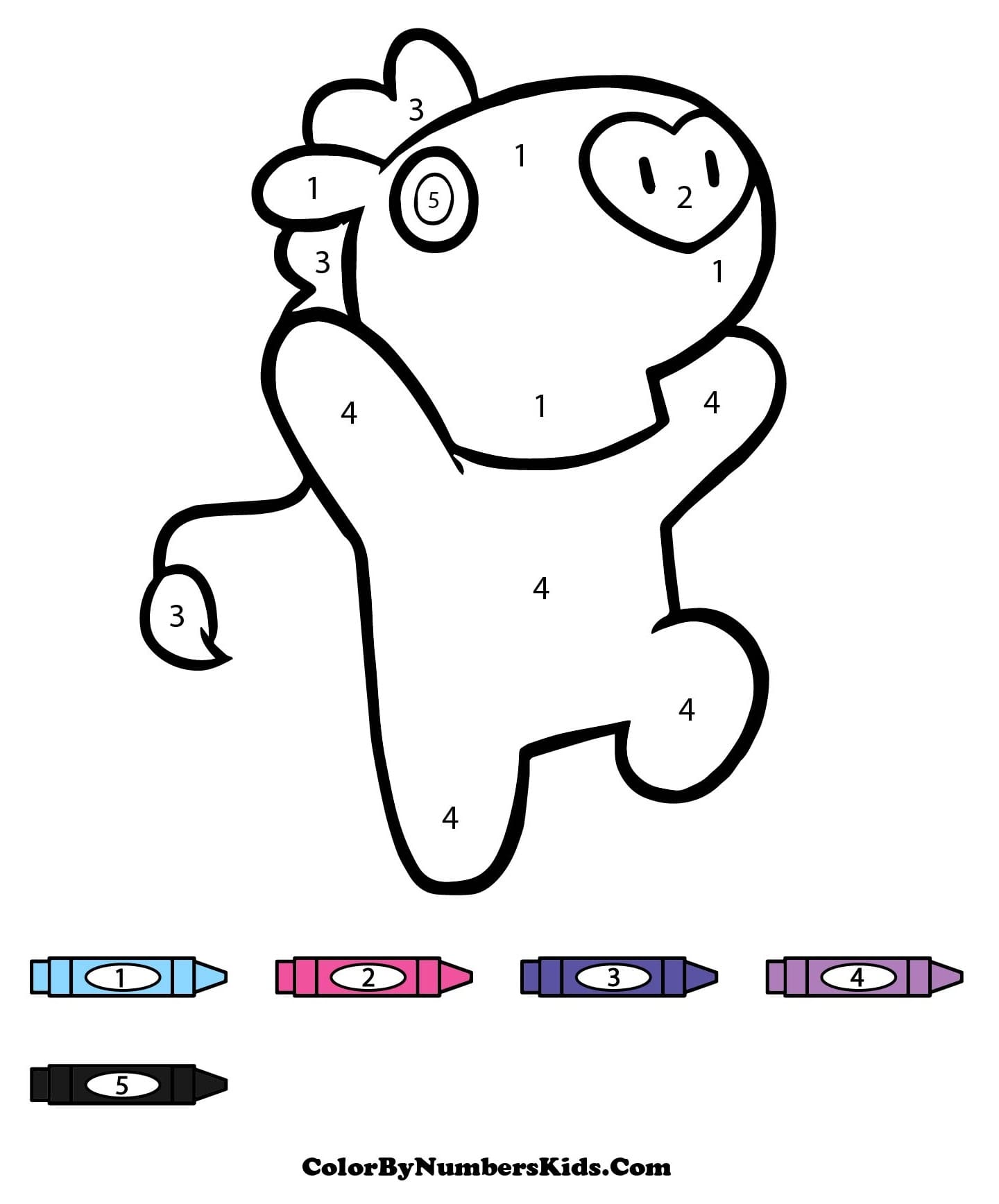 Funny Mang BT21 Color By Number