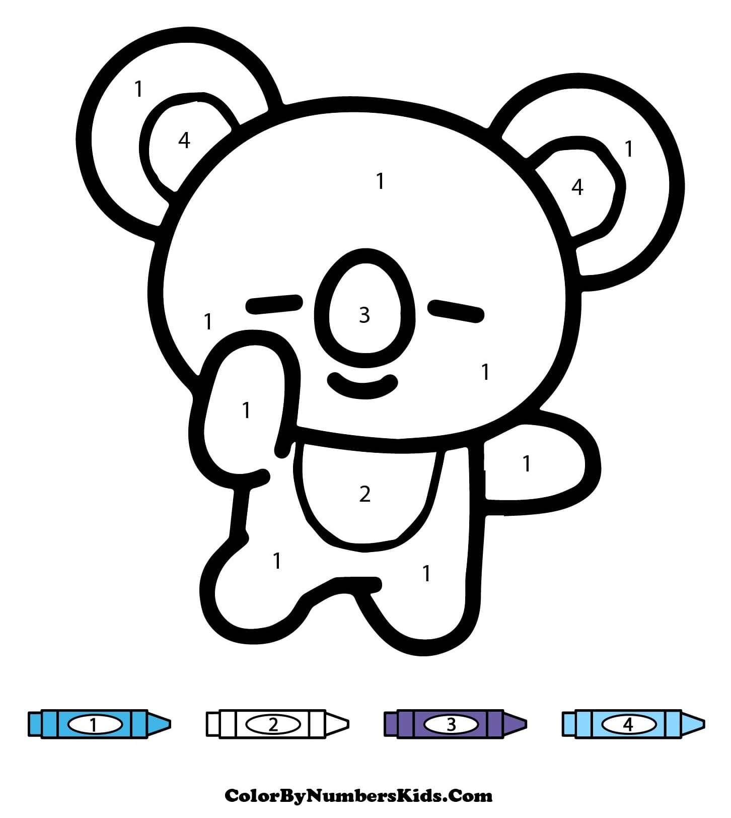 Koya BT21 Color By Number