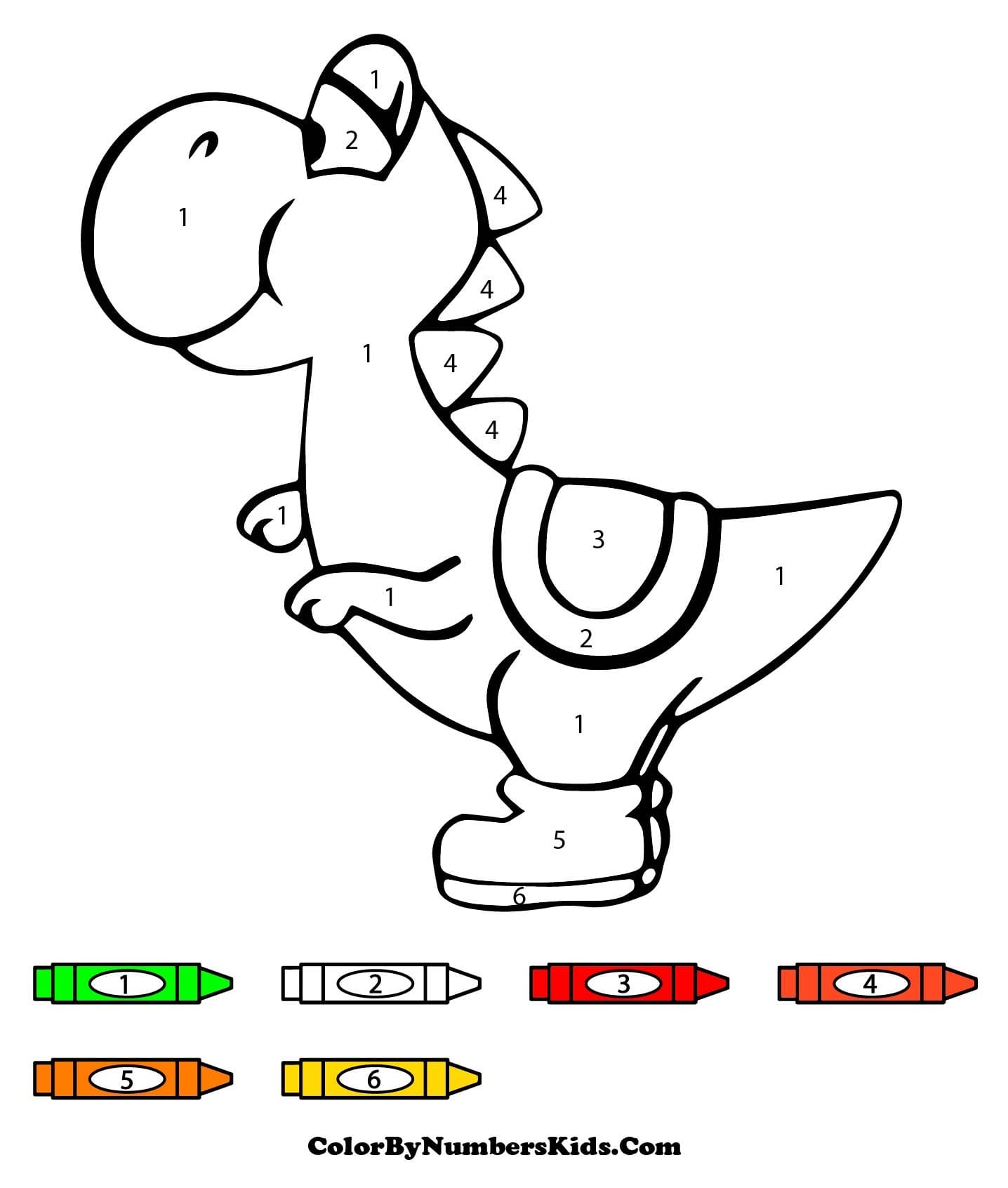 Lovely Yoshi Color By Number