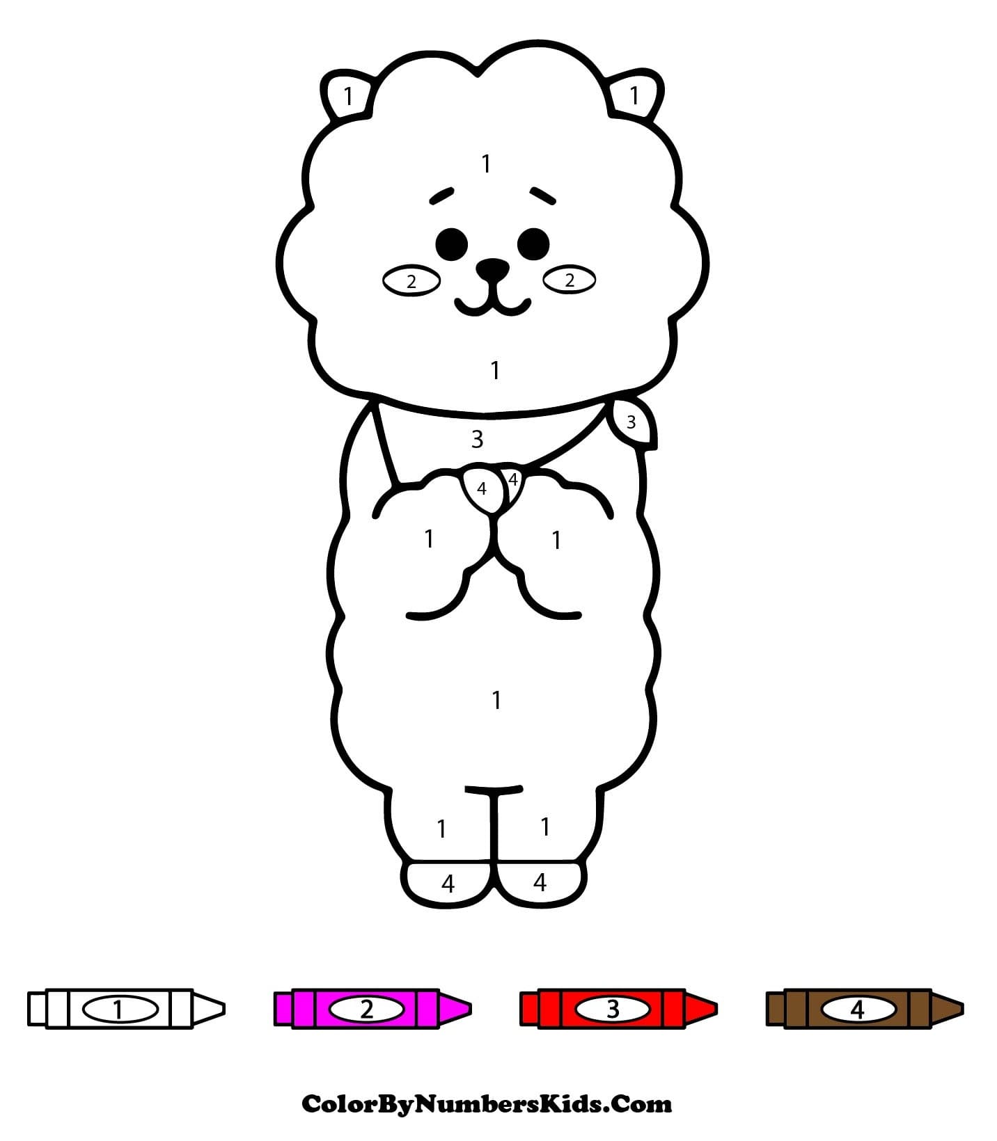 RJ BT21 Color By Number