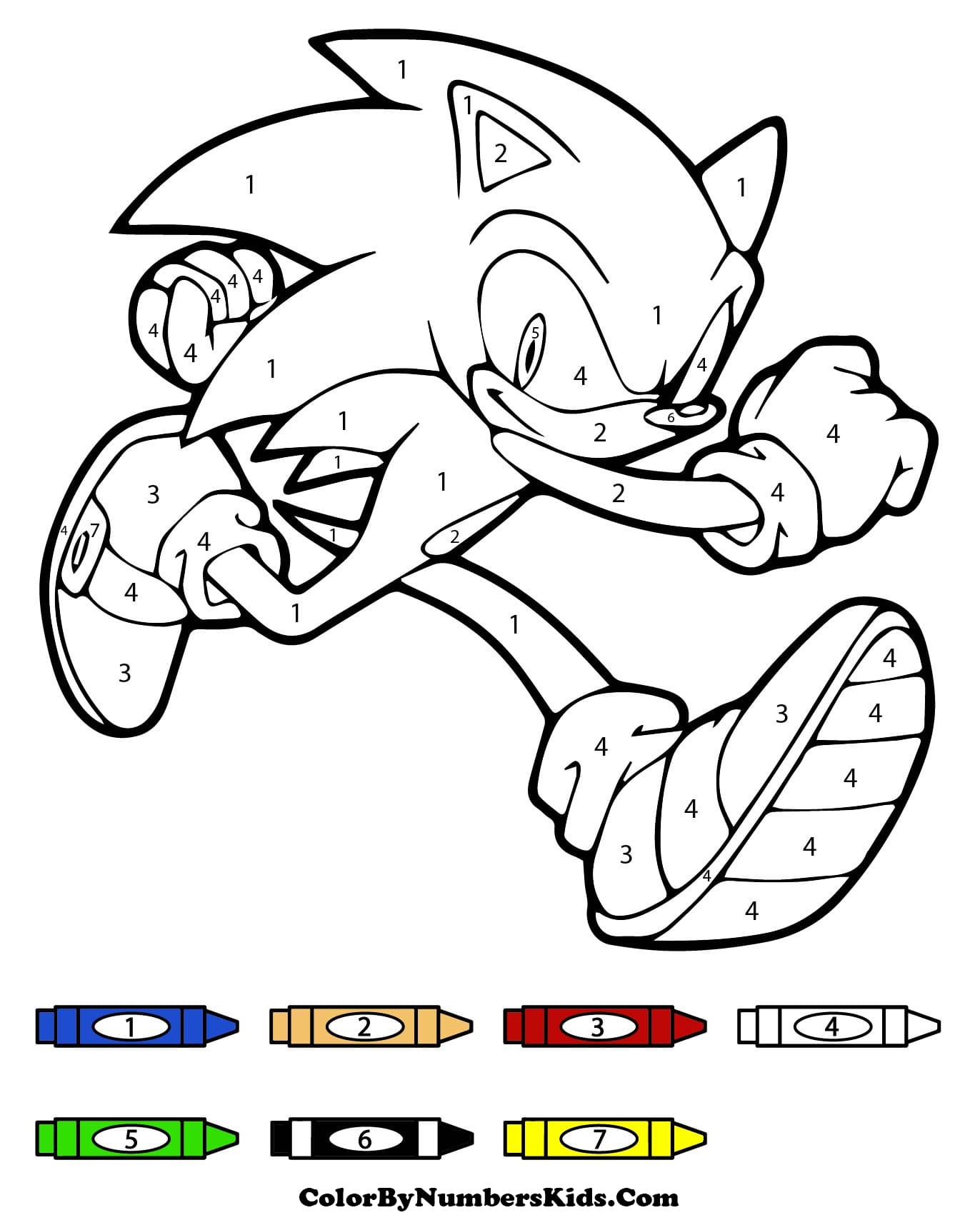 Sonic Color By Number