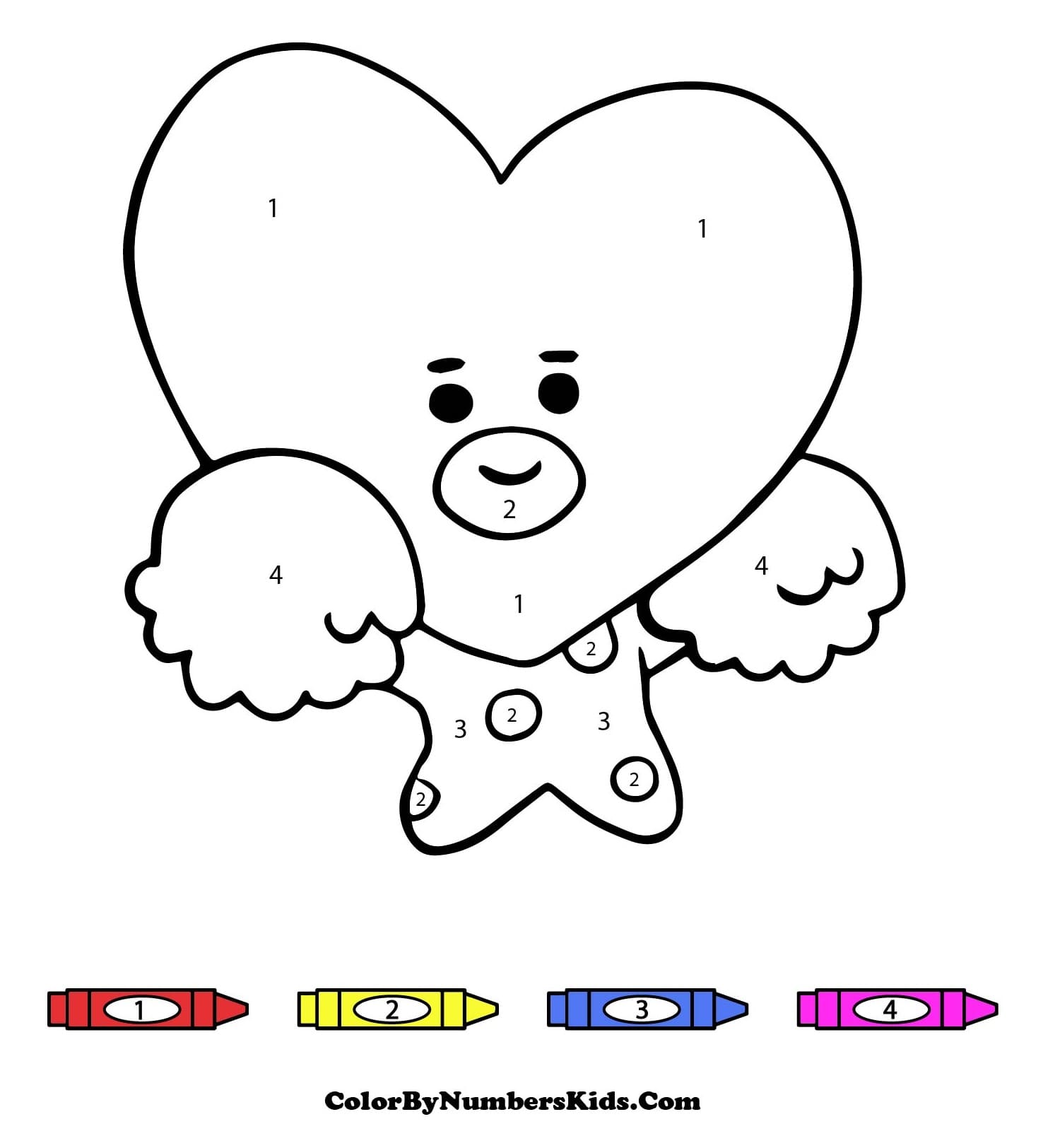 Tata BT21 Color By Number
