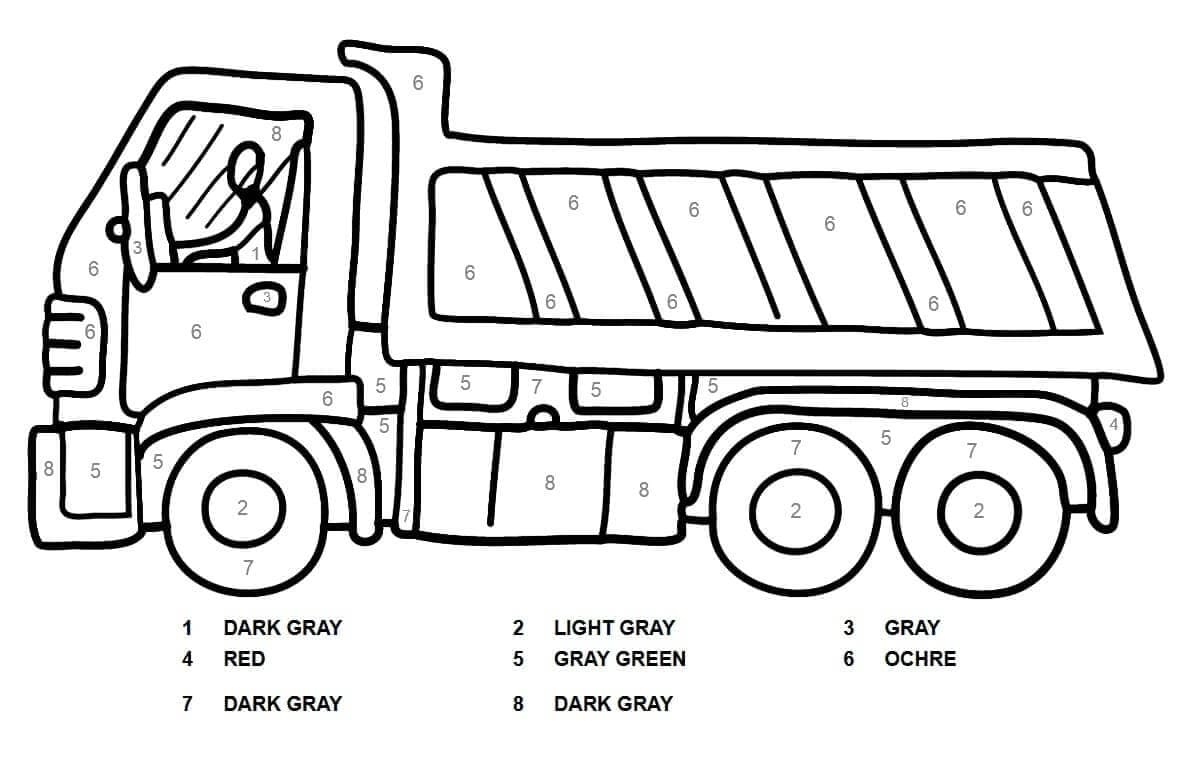 The Truck Color By Number