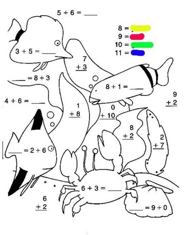 Ocean Addition Color By Number